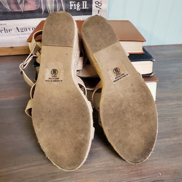 Y NOT Strappy Espadrille Wedge Sandals Summer Vacation womens sz 8 - Picture 5 of 8